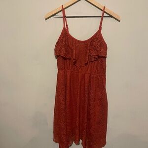 Emerald Sunday burgundy dress size medium